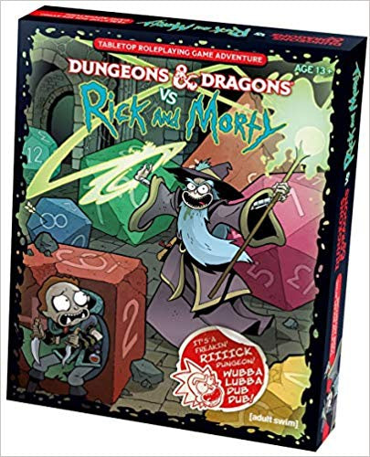 Dungeons and Dragons 5th Edition Sourcebook Dungeon & Dragons vs Rick and Morty