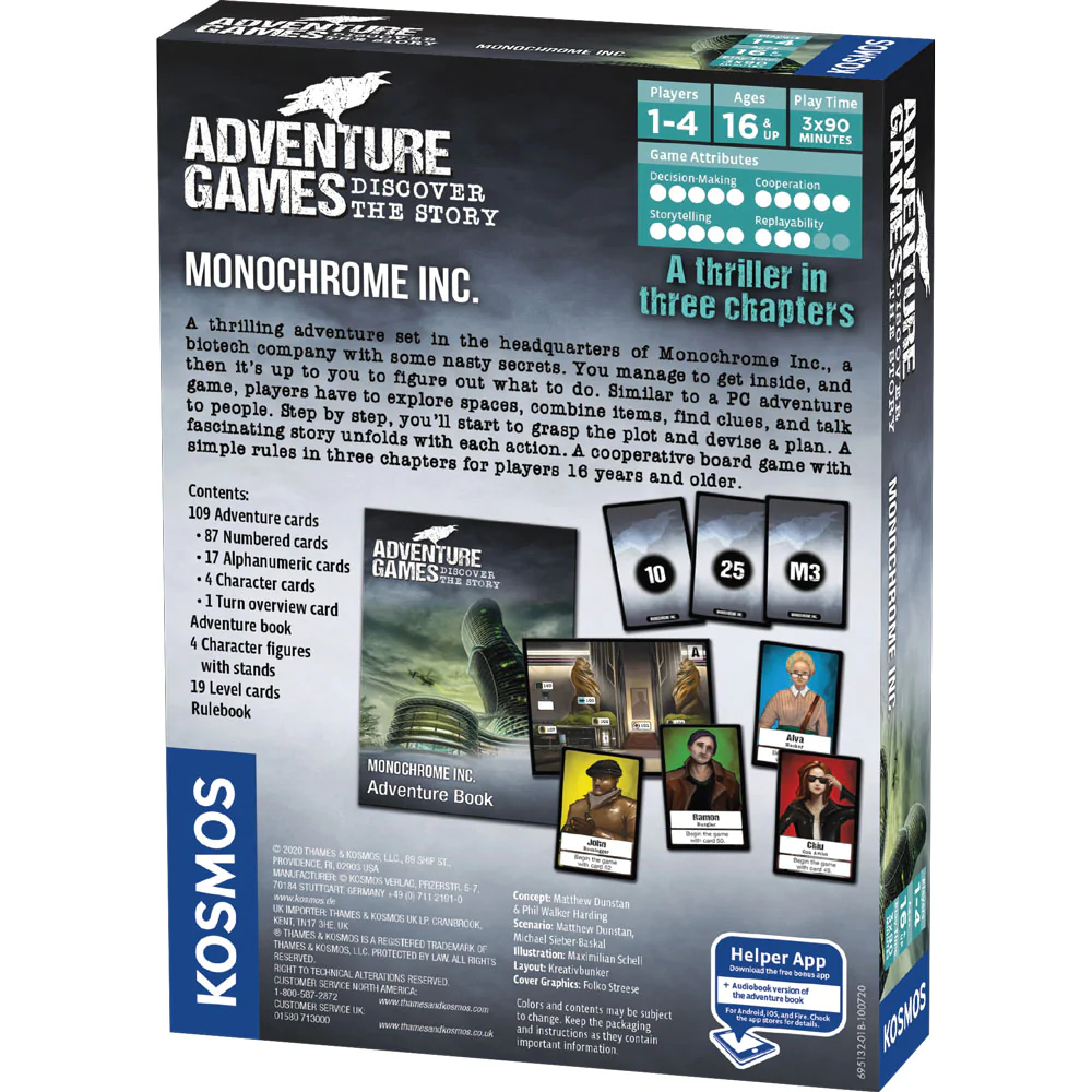 Adventure Games Monochrome INC