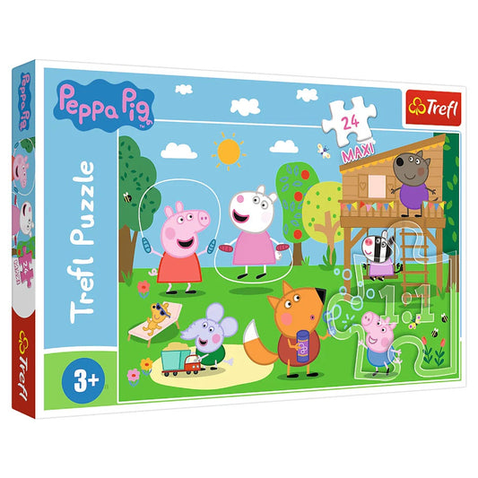 Puzzle Baby Peppa Pig 24 Piece Maxi Fun in the Grass