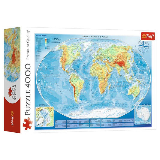 Puzzle 4000 Large Map of the World