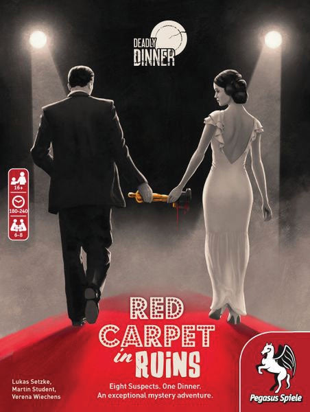 Deadly Dinner Red Carpet in Ruins