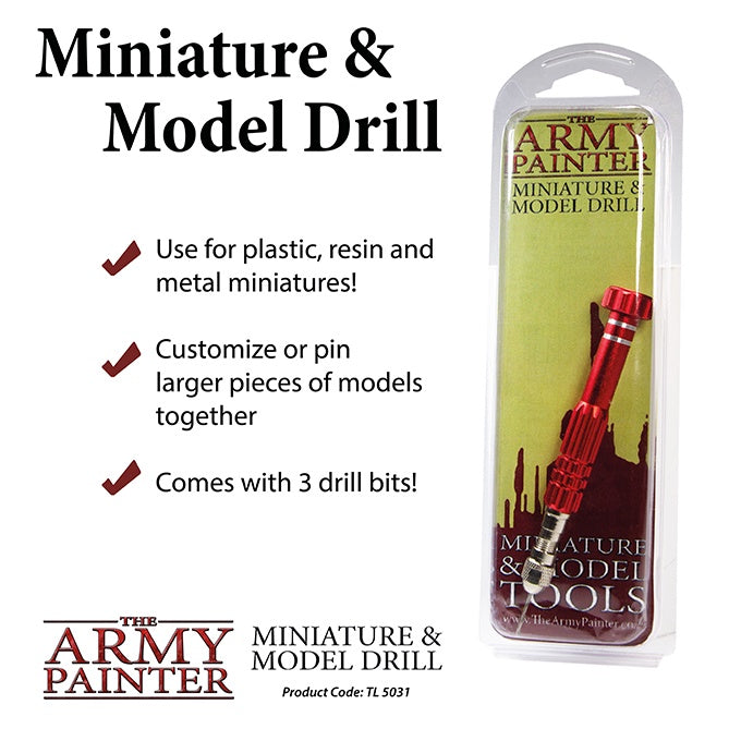 Army Painter Hobby Tools Miniature and Model Pin Vice Drill