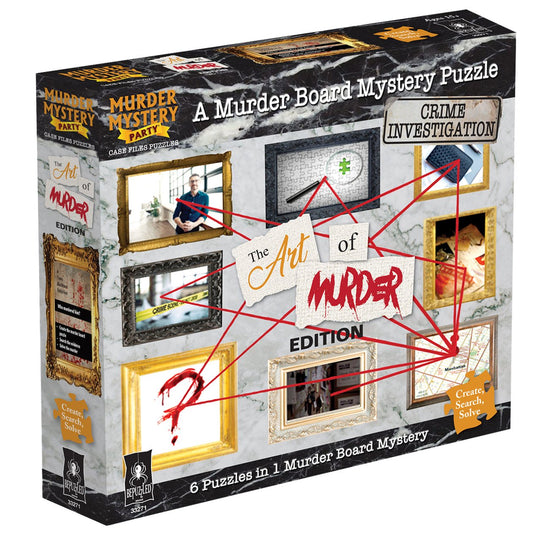 Murder Mystery Party Case Files Puzzle The Art of Murder