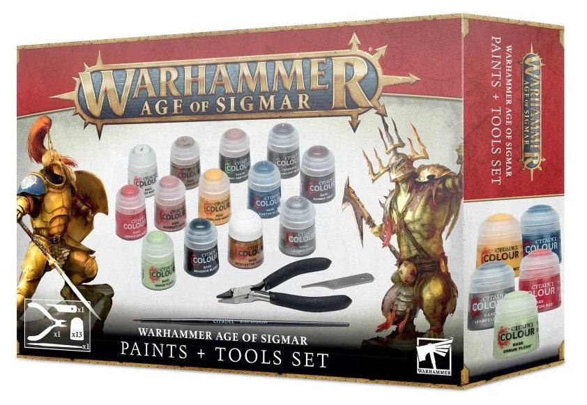 Citadel Hobby Paint Set Warhammer AoS Paints and Tools