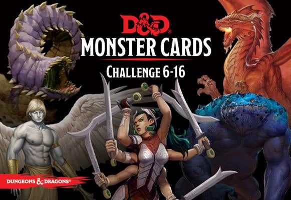 Dungeons and Dragons 5th Edition Monster Cards Challenge Level 06 - 16