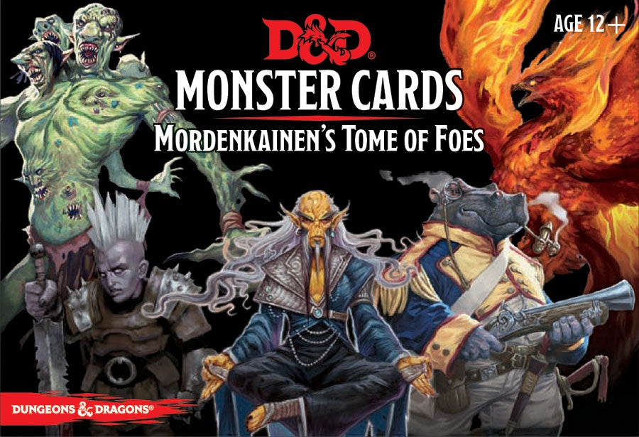 Dungeons and Dragons 5th Edition Monster Cards Mordenkainen`s Tome of Foes