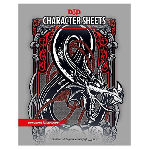 Dungeons and Dragons 5th Edition Accessories Character Sheets