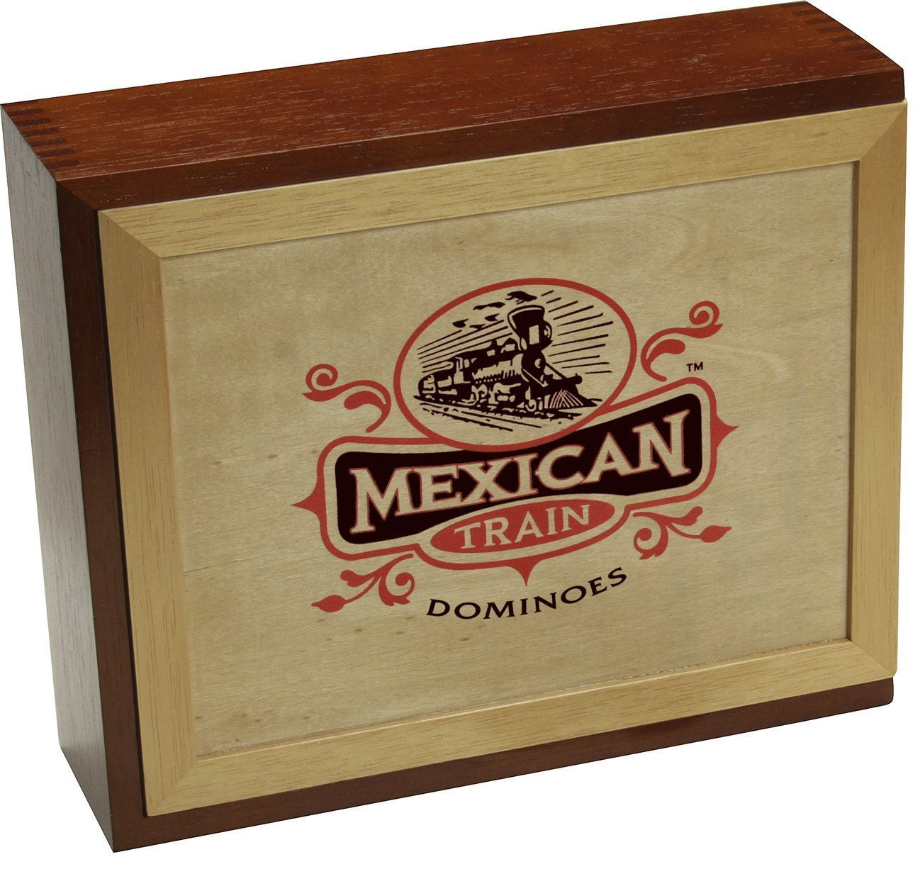 Dominoes Mexican Train Deluxe (Wood Case)