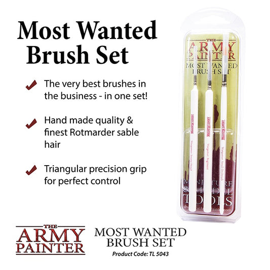 Army Painter Brush Set Most Wanted