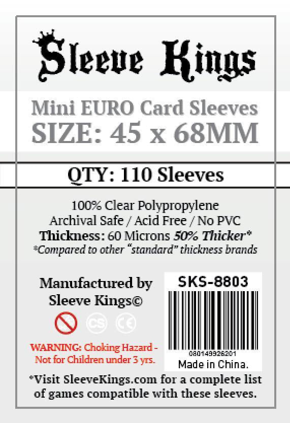 Sleeve Kings 8803 Mini EURO 45mm x 65mm (110)