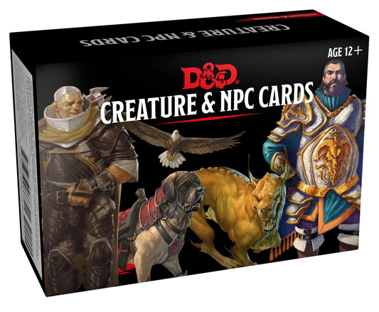 Dungeons and Dragons 5th Edition Creatures and NPC Cards