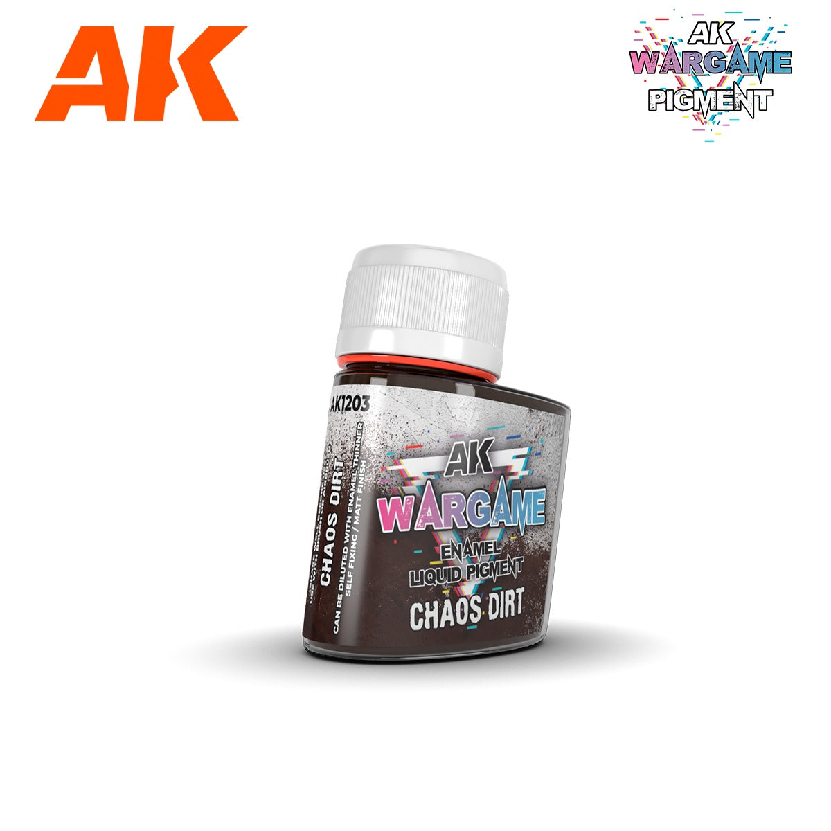 AK Interactive Wargame Enamel Liquid Pigments Chaos Dirt (35ml)