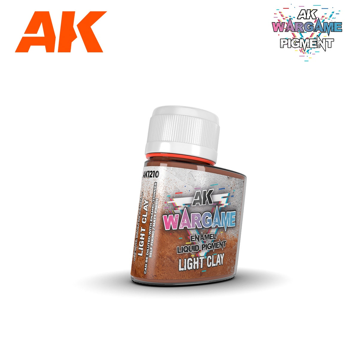 AK Interactive Wargame Enamel Liquid Pigments Light Clay (35ml)
