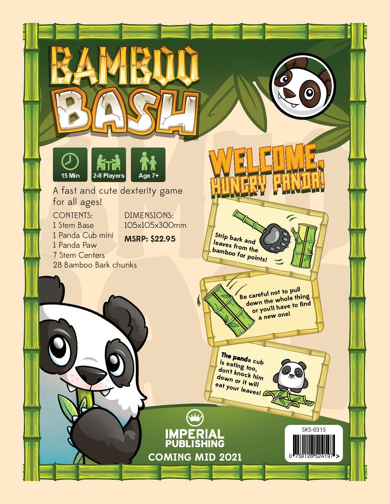 Bamboo Bash Panda Dexterity Game