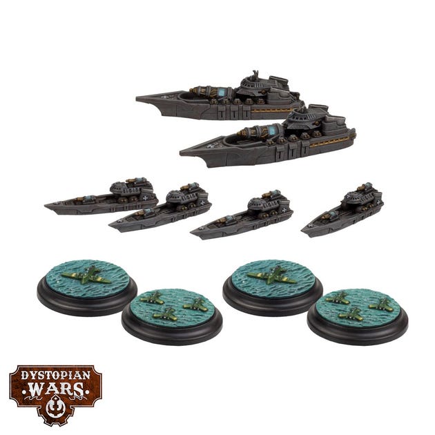 Dystopian Wars The Imperium Support Squadrons