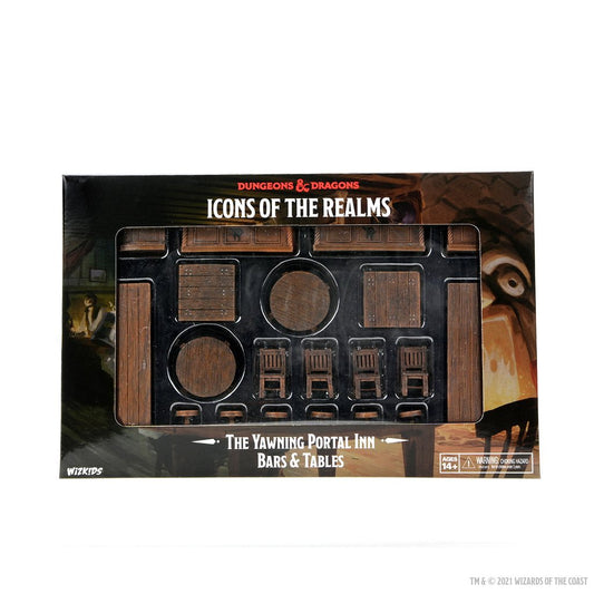 Dungeons and Dragons Fantasy Miniatures Icons of the Realms Miniatures The Yawning Portal Inn  Bars & Tables