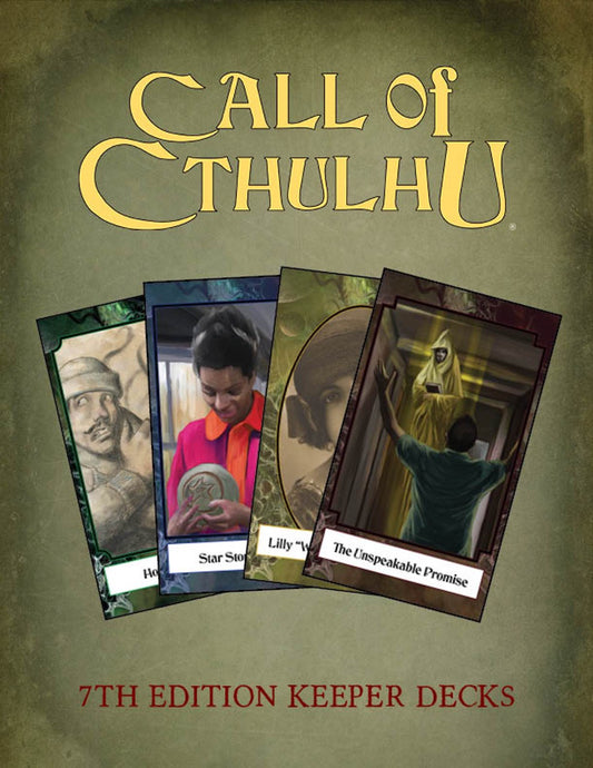 Call of Cthulhu 7th Edition  Keeper's Decks