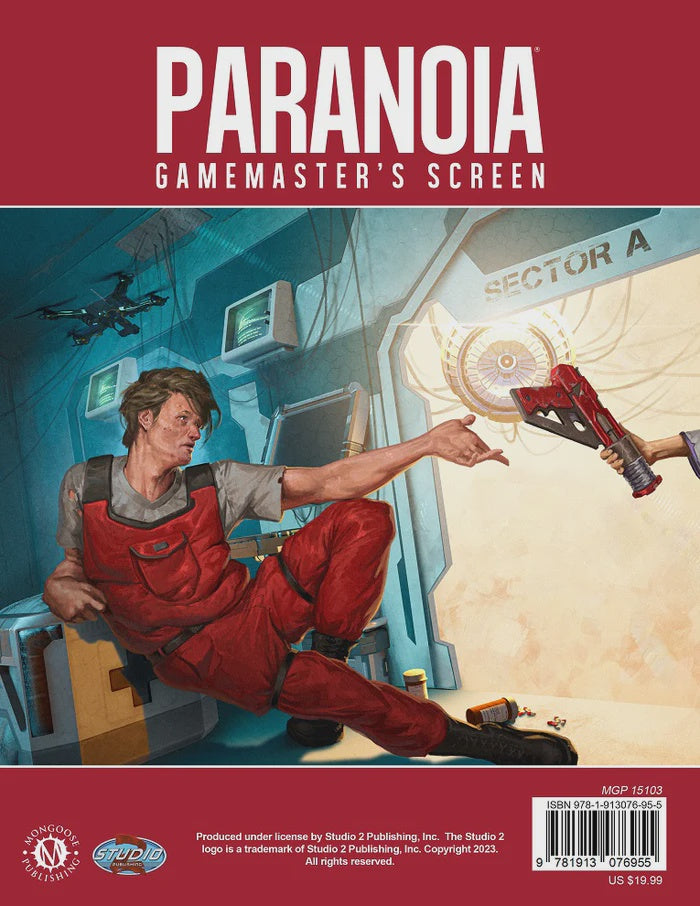 Paranoia RPG Gamemaster’s Screen