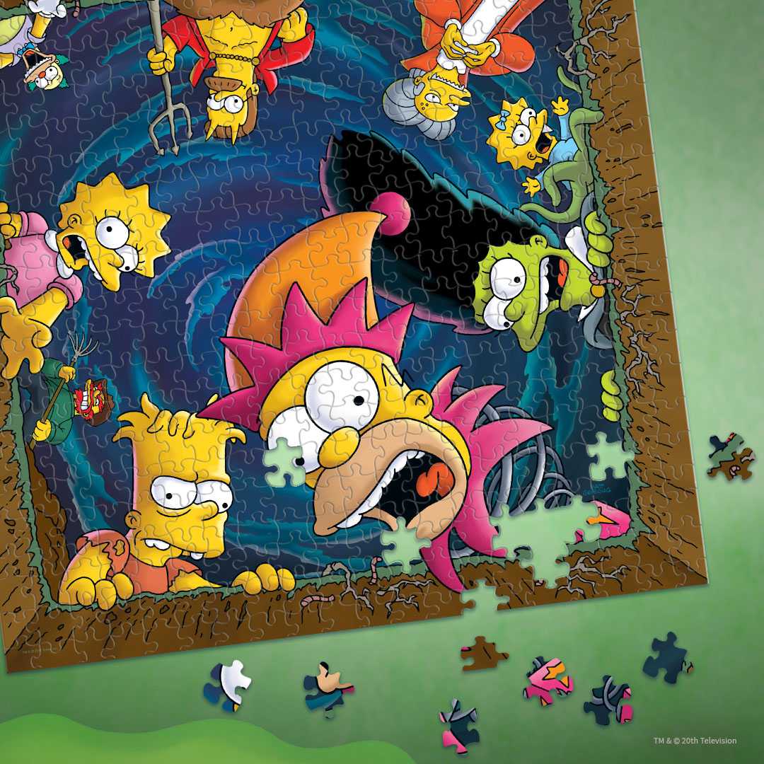 Puzzle 1000 The Simpsons Treehouse of Horror “Happy Haunting”