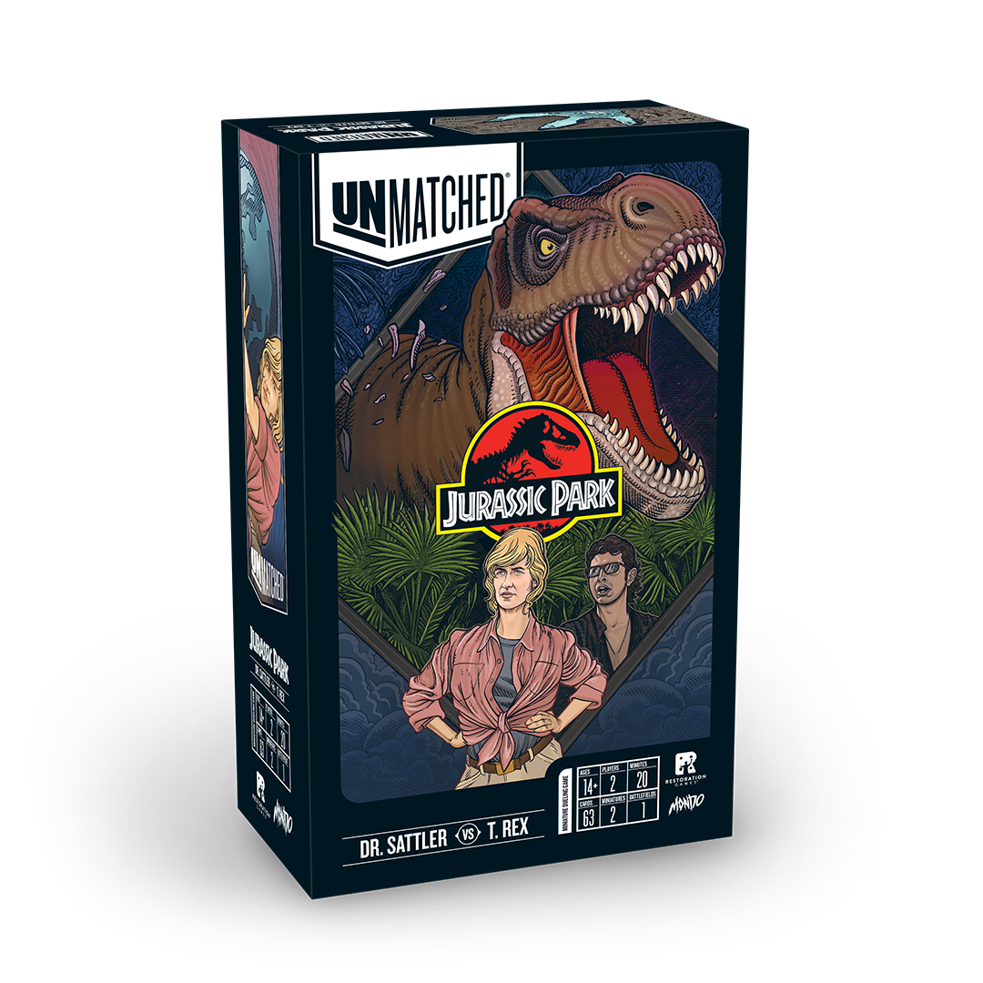 Unmatched Jurassic Park Sattler vs T-Rex