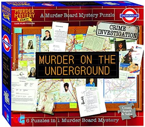 Murder Mystery Party Case Files Puzzle Murder on the Underground