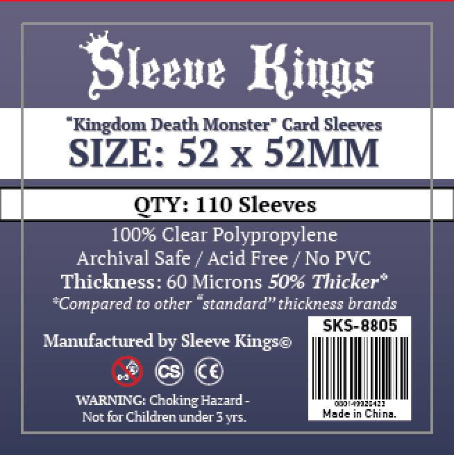 Sleeve Kings 8805 Square Mini KDM Gear Cards 52mm x 52mm (110)