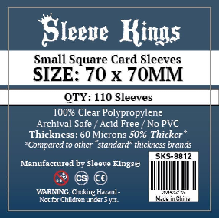 Sleeve Kings 8812 Square SM 70mm x 70mm (110)