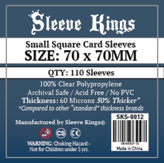 Sleeve Kings 8812 Square SM 70mm x 70mm (110)