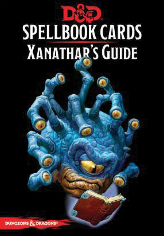 Dungeons and Dragons 5th Edition Spellbook Cards Arcane 02 Xanathar's Guide