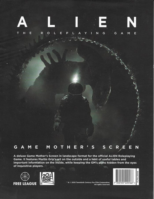 Alien RPG GM (Game Mother's) Screen