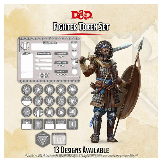 Dungeons and Dragons 5th Edition Token Set Fighter