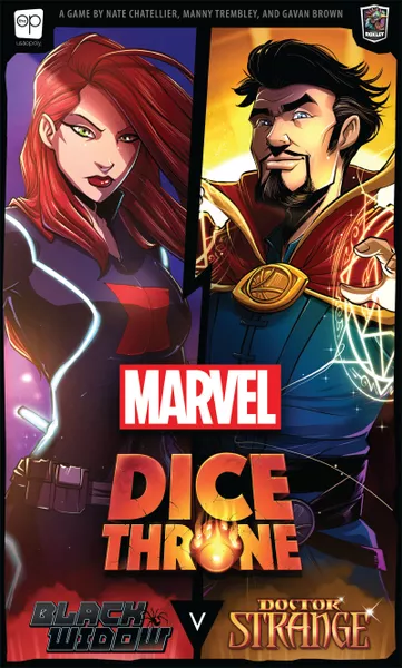 Dice Throne Marvel Dual Hero Box Black Widow and Doctor Strange