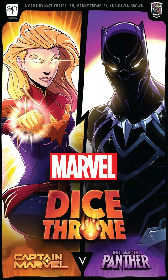 Dice Throne Marvel Dual Hero Box Captain Marvel and Black Panther
