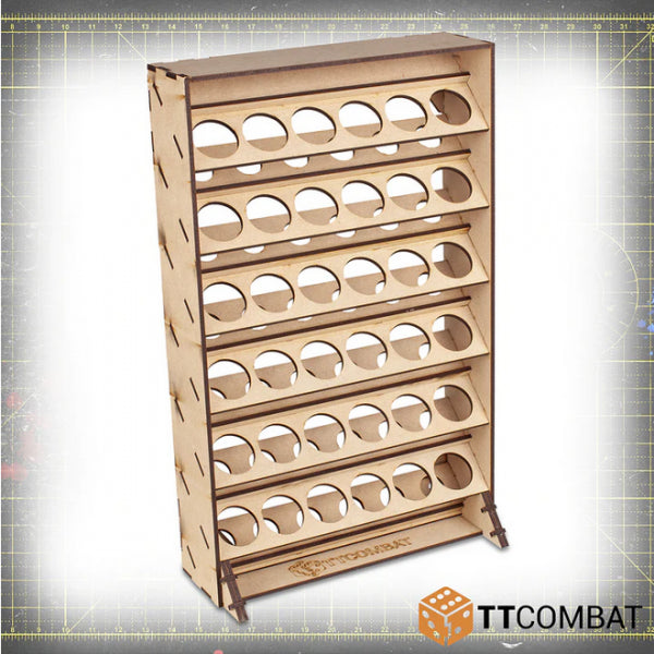 TT Combat Paint Rack Army Painter and Vellejo Droppers 36