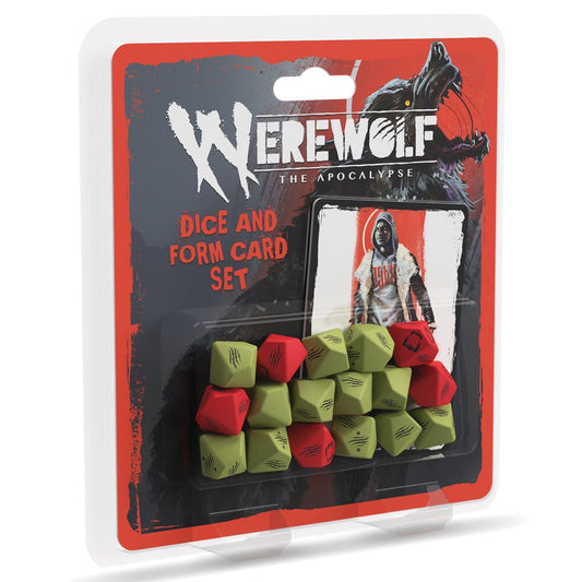 Werewolf The Apocalypse RPG Dice & Form Cards