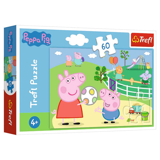Puzzle Baby Peppa Pig 60 Piece Playing Catch