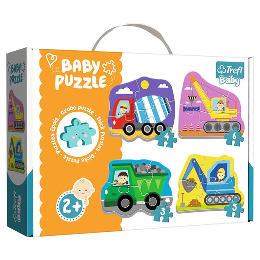 Puzzle Baby Classic Vehicles on the Construction Site